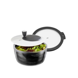 Rổ quay rau kiêm bảo quản thực phẩm Gefu Rotare Set Salad Spinner + Stay-fresh Lid 00182 4L 4in1 kèm nắp bảo quản