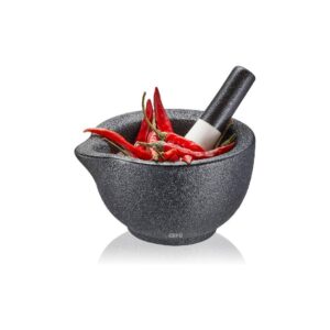 Bộ chày cối sứ GEFU 35322 Grino Mortar - Porcelain 10,2cm (nghiền gia vị tiêu, ớt, thuốc dược liệu...)