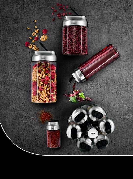 Dụng cụ GEFU cho bảo quản thực phẩm